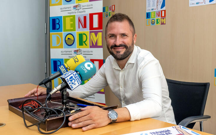 Javier Jordá concejal de Deportes del Ayuntamiento de Benidorm